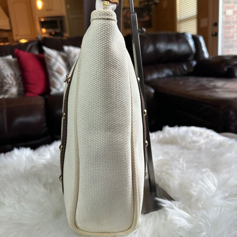 Authentic Louis Vuitton Antigua Cabas MM Canvas Tote Bag - Picture 4 of 16